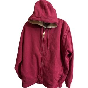 C.E. Schmidt Sherpa Hoodie Sweatshirt Jacket  Full Zip Size XXL NWOTS
